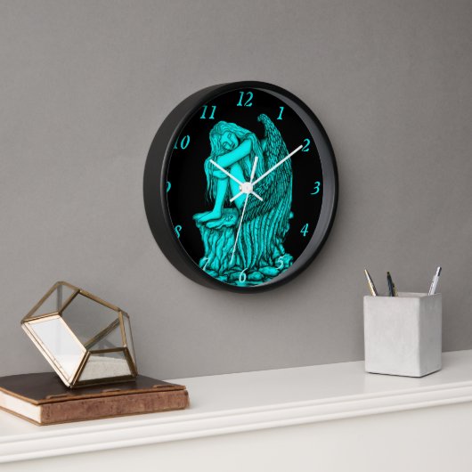Ein schlafender Engel auf dem Stein Uhr (Büro)