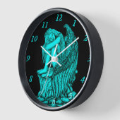 Ein schlafender Engel auf dem Stein Uhr (Winkel)