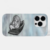 Ein schlafender Engel auf den Himmelswolken Case-Mate iPhone Hülle (Rückseite (Horizontal))