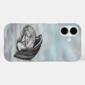 Ein schlafender Engel auf den Himmelswolken Case-Mate iPhone Hülle (Rückseite (Horizontal))