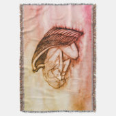 Ein schlafender Engel auf den Himmelswolken im Sum Decke (Vorderseite Vertikal)