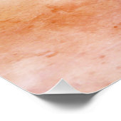 Ein schlafender Engel auf den Himmelswolken im Sum Poster (Ecke)