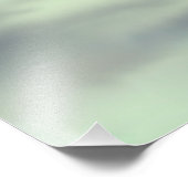 Ein schlafender Engel auf den Himmelswolken in Grü Fotodruck (Ecke)