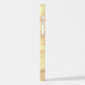 Ein schlafender Engel auf den Himmelswolken iPhone Hülle (Linke Seite)