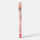 Ein schlafender Engel auf den Himmelswolken iPhone Hülle (Linke Seite)