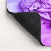 Ein schlafender Engel auf den Himmelswolken Mousepad (Ecke)