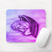 Ein schlafender Engel auf den Himmelswolken Mousepad (Mit Mouse)
