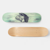 Ein schlafender Engel auf den Himmelswolken Skateboard (Horizontal)