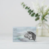 Ein schlafender Engel auf den Himmelswolken Visitenkarte (Stehend Vorderseite)