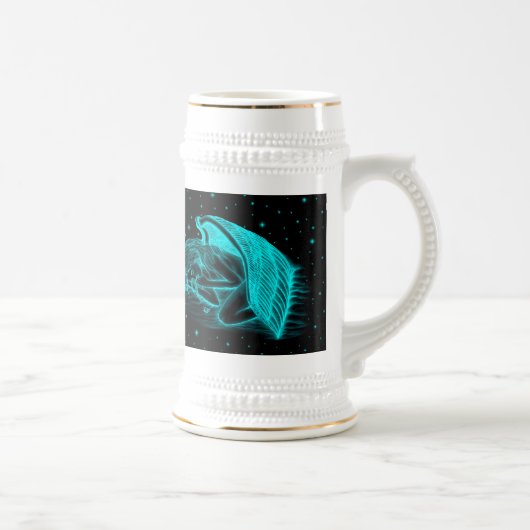 Ein schlafender Engel Bierglas (Rechts)