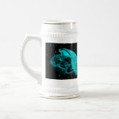 Ein schlafender Engel Bierglas (Links)