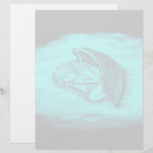 Ein schlafender Engel Briefbogen (Vorne/Hinten)