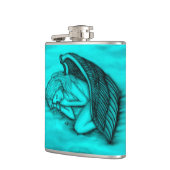 Ein schlafender Engel Flachmann (Links)