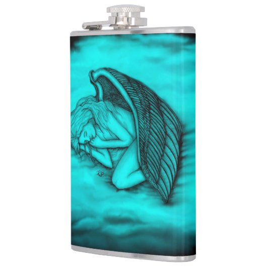 Ein schlafender Engel Flachmann (Links)