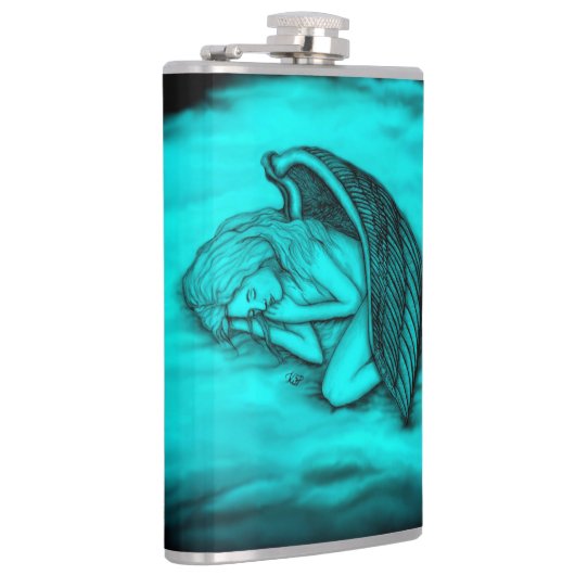 Ein schlafender Engel Flachmann (Rechts)