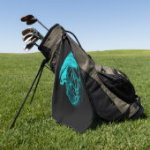 Ein schlafender Engel Golfhandtuch (Gras)
