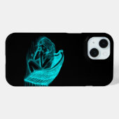 Ein schlafender Engel in schwarz-grün Design Case-Mate iPhone Hülle (Rückseite (Horizontal))