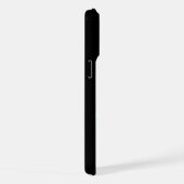 Ein schlafender Engel in schwarz-grün Design iPhone Hülle (Rechte Seite)