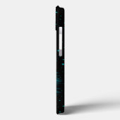 Ein schlafender Engel in Schwarz und Grün Case-Mate iPhone Hülle (Rückseite / Links)