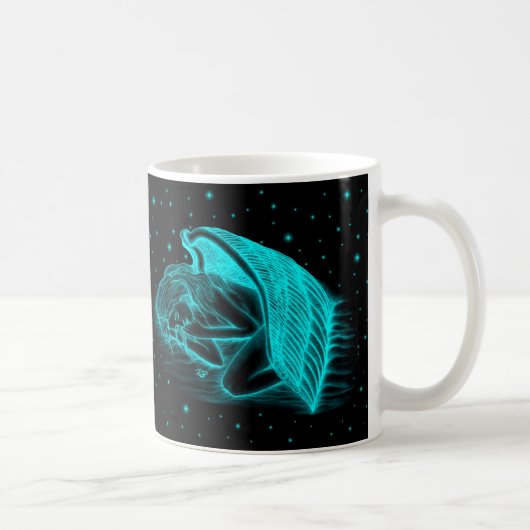 Ein schlafender Engel Kaffeetasse (Rechts)