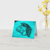 Ein schlafender Engel Karte (Gelbe Blume)