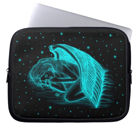Ein schlafender Engel Laptopschutzhülle (Vorderseite)
