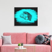 Ein schlafender Engel Leinwanddruck (Insitu (Wohnzimmer))