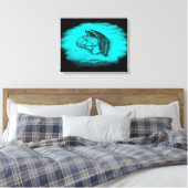 Ein schlafender Engel Leinwanddruck (Insitu (Schlafzimmer))