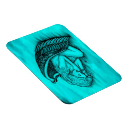 Ein schlafender Engel Magnet (Rechte Seite)