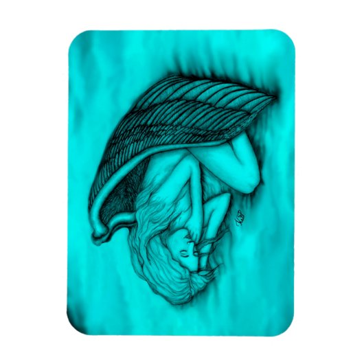 Ein schlafender Engel Magnet (Vertikal)