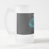 Ein schlafender Engel Mattglas Bierglas (Links)
