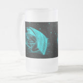 Ein schlafender Engel Mattglas Bierglas (Vorderseite Links)