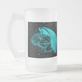 Ein schlafender Engel Mattglas Bierglas (Links)