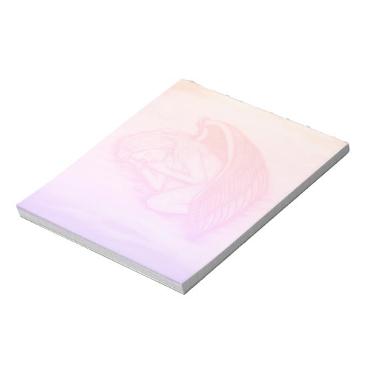 Ein schlafender Engel Notizblock (Rotiert)