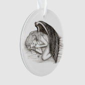 Ein schlafender Engel Ornament (Vorderseite)