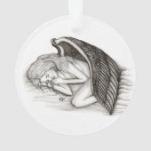 Ein schlafender Engel Ornament (Rückseite)