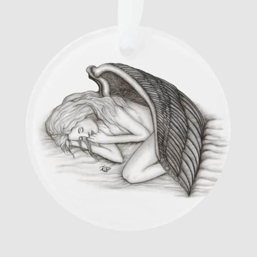 Ein schlafender Engel Ornament (Vorderseite)