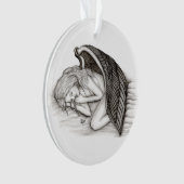 Ein schlafender Engel Ornament (Vorderseite)