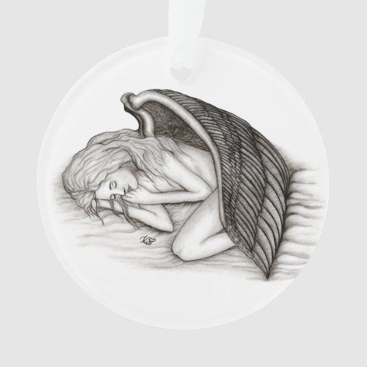 Ein schlafender Engel Ornament (Vorderseite)