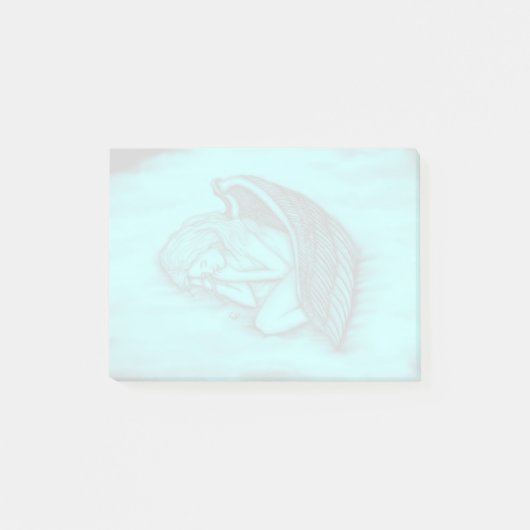 Ein schlafender Engel Post-it Klebezettel (Vorderseite)