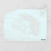 Ein schlafender Engel Postkarte (Rückseite)