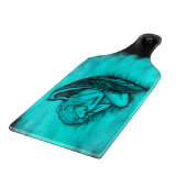 Ein schlafender Engel Schneidebrett (Ecke)