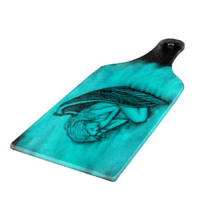 Ein schlafender Engel Schneidebrett