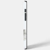 Ein schlafender Engel , schwarz und weiß Case-Mate iPhone Hülle (Rückseite / Links)