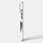 Ein schlafender Engel , schwarz und weiß Case-Mate iPhone Hülle (Rückseite / Links)