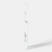 Ein schlafender Engel , schwarz-weiß Design iPhone Hülle (Linke Seite)