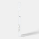 Ein schlafender Engel , schwarz-weiß Design iPhone Hülle (Linke Seite)