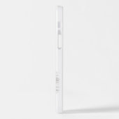 Ein schlafender Engel , schwarz-weiß Design iPhone Hülle (Linke Seite)