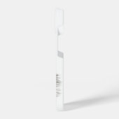 Ein schlafender Engel , schwarz-weiß Design iPhone Hülle (Linke Seite)