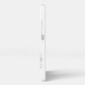 Ein schlafender Engel , schwarz-weiß Design iPhone Hülle (Linke Seite)